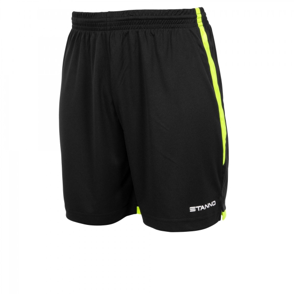 Stanno Focus Short Schwarz Neongelb